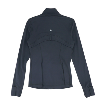 Black Solid Active Jacket