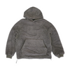 Charcoal Solid Hoodie Pullover