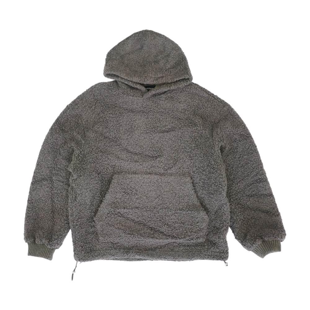 Charcoal Solid Hoodie Pullover