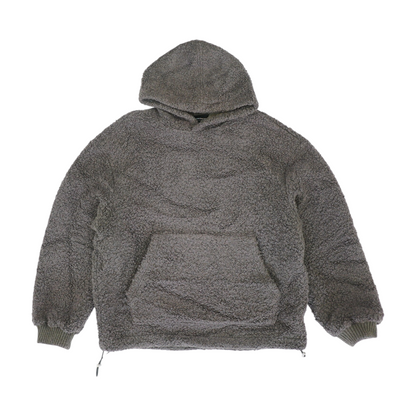 Charcoal Solid Hoodie Pullover