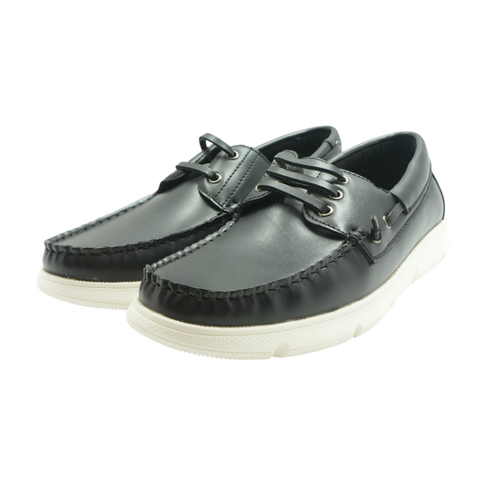 Black Lace-Up Dress Shoes