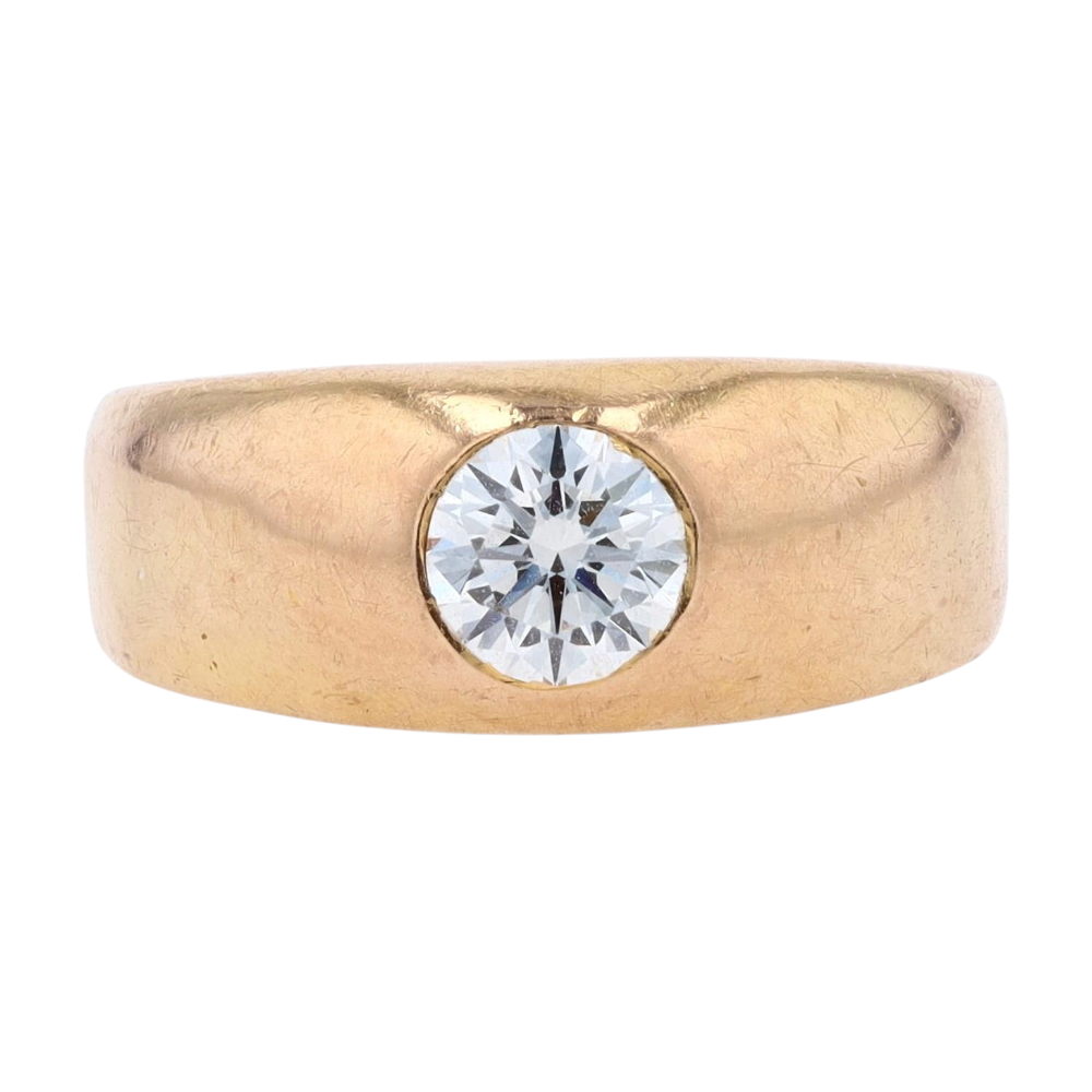 3/4 ctw 18K Yellow Gold Diamond Fashion Ring – Image 1