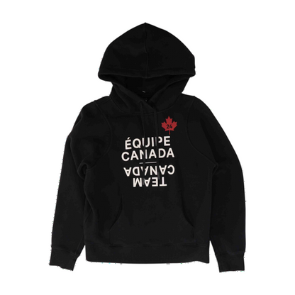 Black Solid Hoodie Pullover