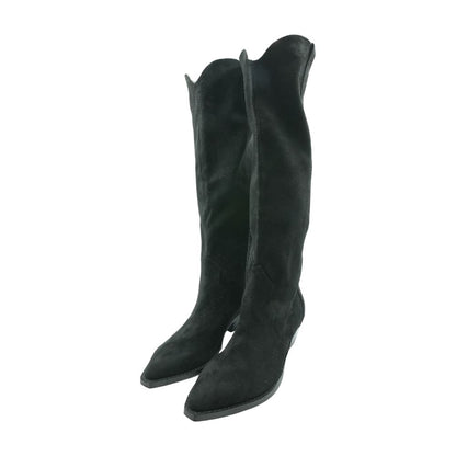 Black Knee High Boots