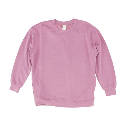 Purple Solid Sweatshirt