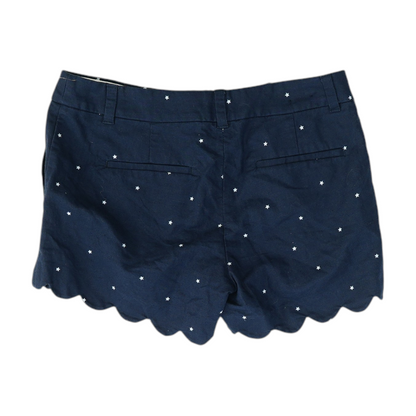 Navy Print Shorts