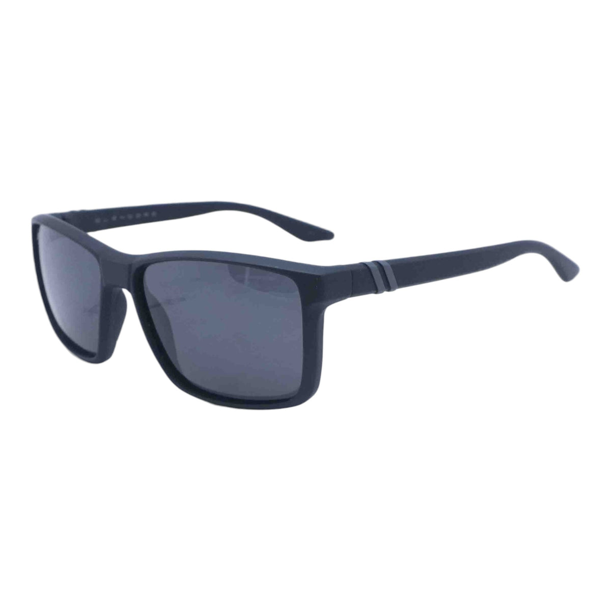 Black Victory Lane Square Sunglasses