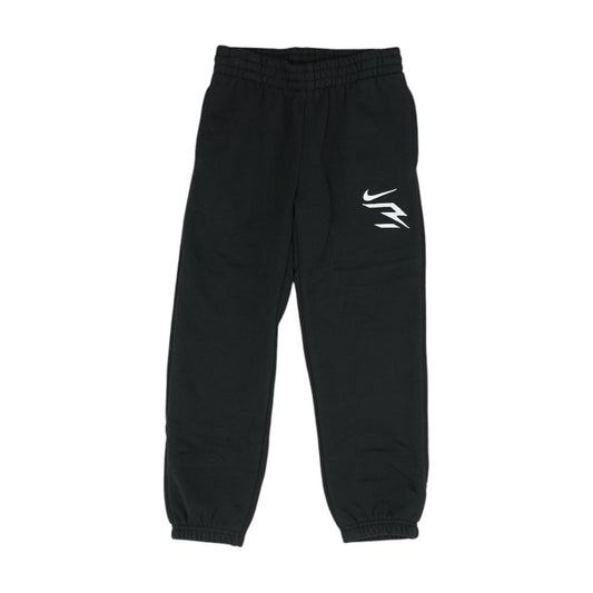 Black Solid Sweatpants