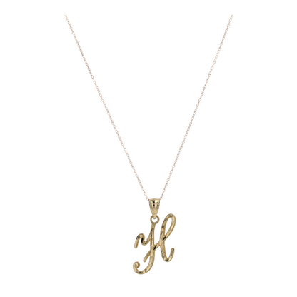 10K Yellow Gold Pendant Necklace