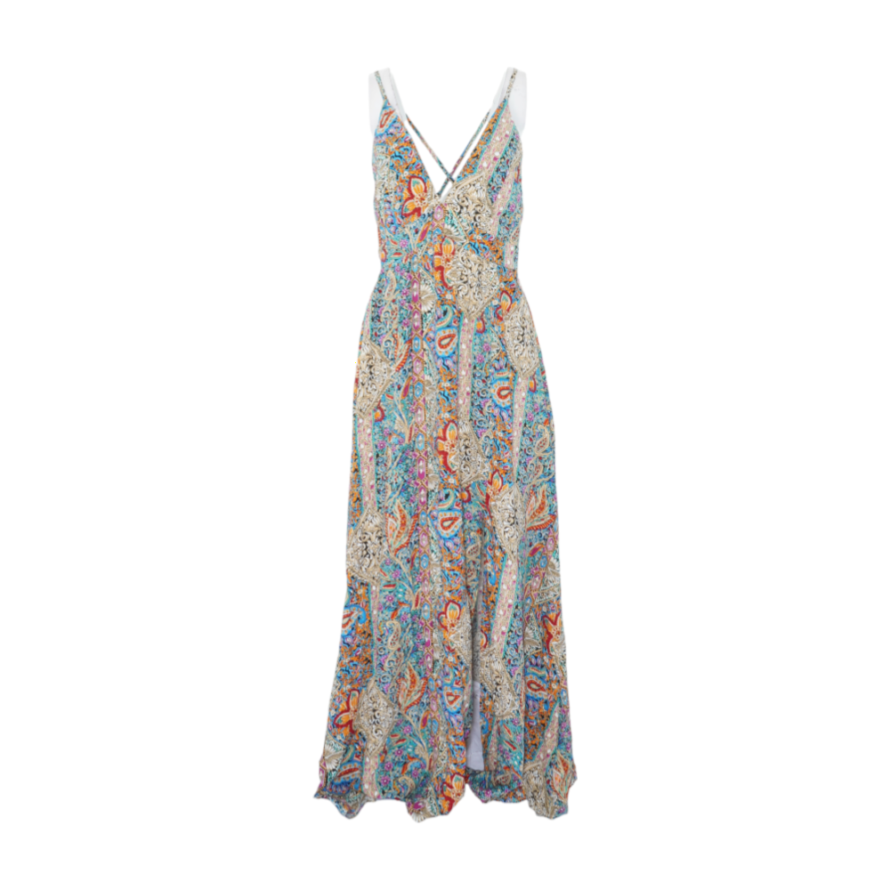 Multi Floral Maxi Dress