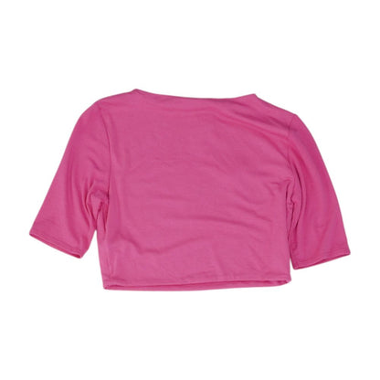 Pink Cropped T-Shirt