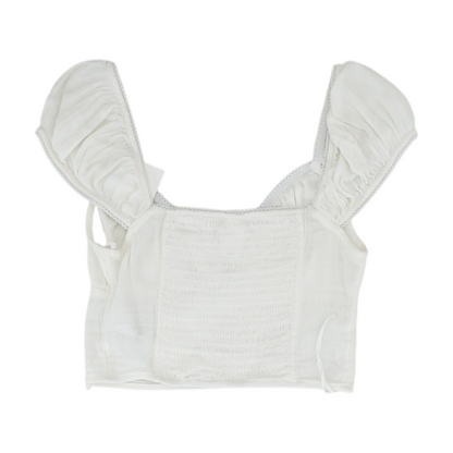 Ivory Cropped Blouse