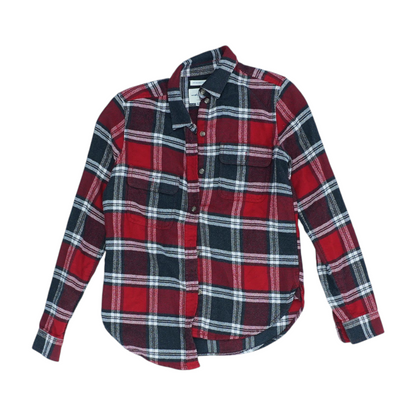 Red Plaid Flannel Button Down