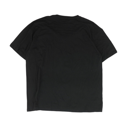 Black Solid Pajama Top