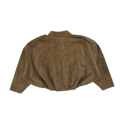 Brown Solid Jacket
