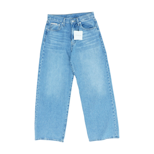 Blue Wide Leg Jeans