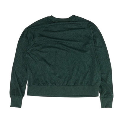 Green Solid Sweatshirt Pullover