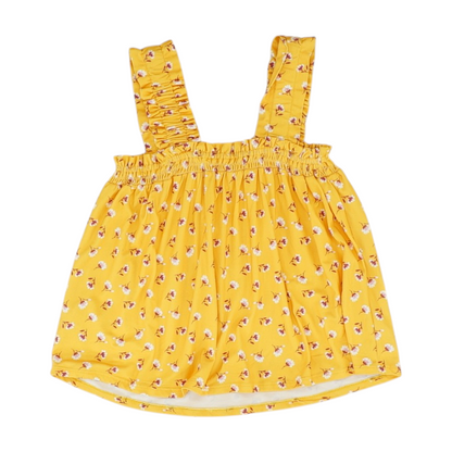 Yellow Floral Blouse