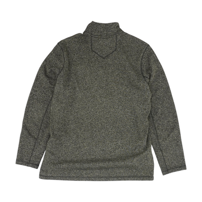 Gray Tall Solid 1/4 Zip Pullover