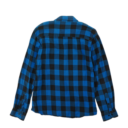 Blue Check Flannel Button Down