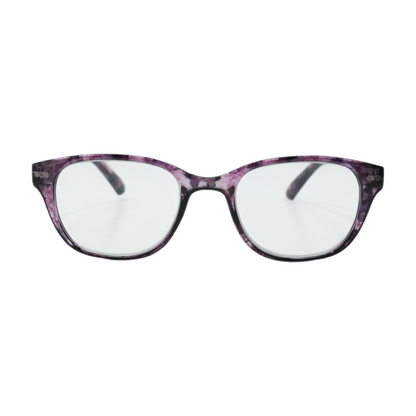 Purple Oval Prescription Eyewear