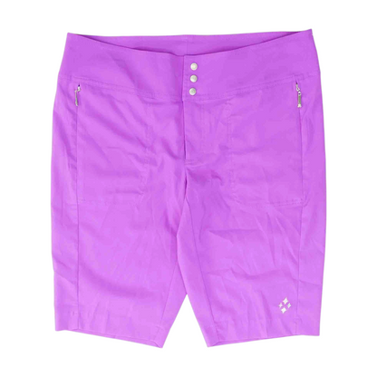 Pink Solid Chino / Khaki Shorts