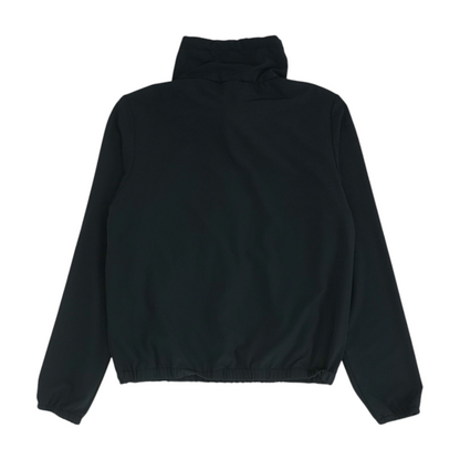 Black Solid 1/4 Zip Pullover