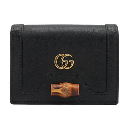 Diana Card Case Wallet in Black