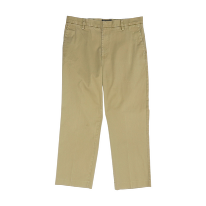 Khaki Straight Pants