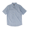 Blue Plaid Short Sleeve Button Down