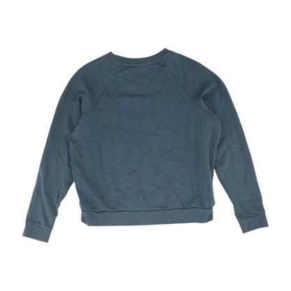 Navy Solid Sweatshirt Pullover