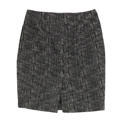 Black Misc Midi Skirt