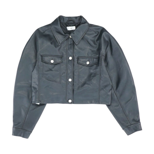 Black Faux Leather Jacket