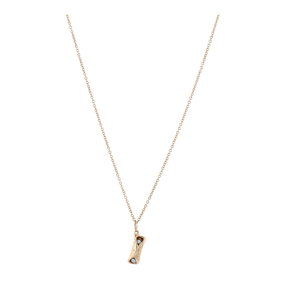 14K Yellow Gold Cultured Pearl Pendant Necklace