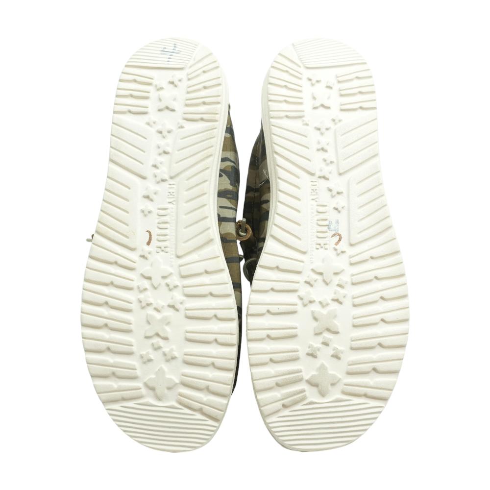 Green Slip-On Casual Shoes