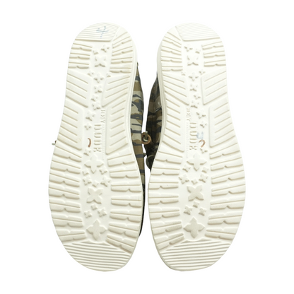 Green Slip-On Casual Shoes