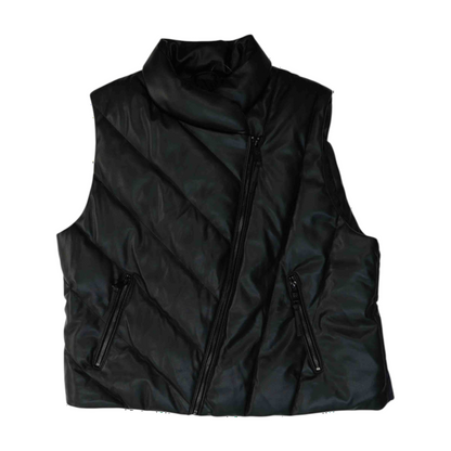 Black Solid Vest