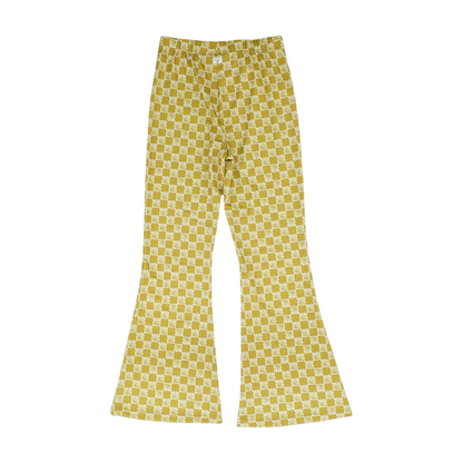 Green Print Pants