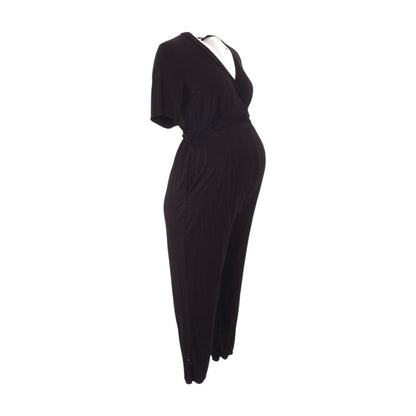 Black Maternity Jumpsuit