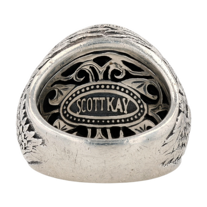 Sterling Silver Onyx Statement Ring