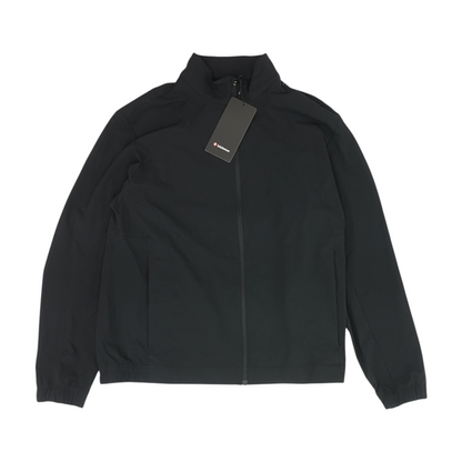 Black Solid Active Jacket