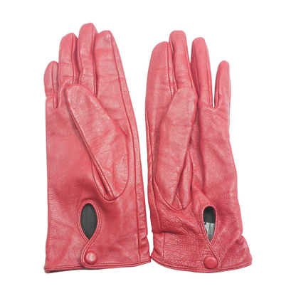 Red Leather Gloves