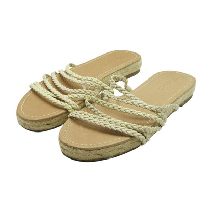 Tan Flat Sandals