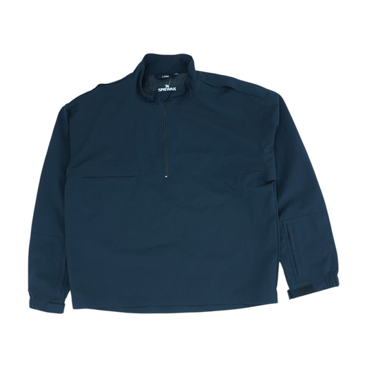 Black Solid 1/4 Zip Pullover