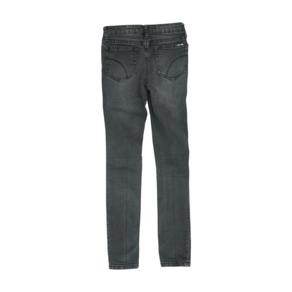 Black Solid Skinny Jeans