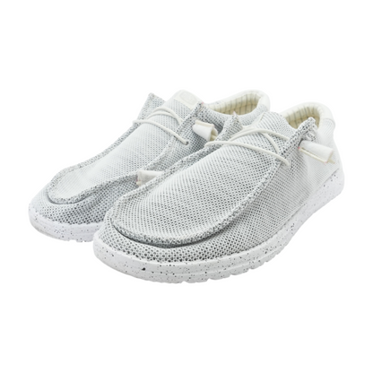 White Slip-On Casual Shoes