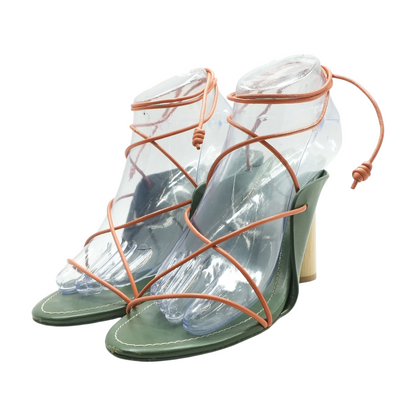 Green and Orange Roxie Heel