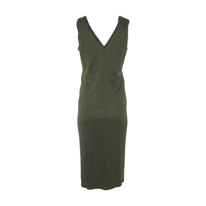 Green Maternity Midi Dress