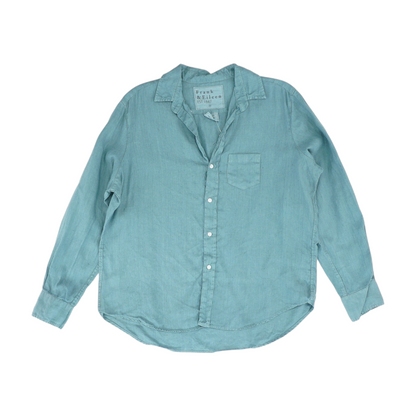 Green Button Down