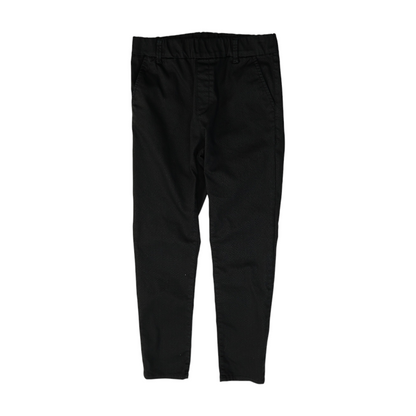 Black Chevron Slim Pants